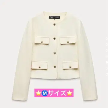 최종 가격 인하 ZARA 노카라 자켓 크롭 블레이저 플랩