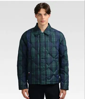 다운 블랙워치 아이비 자켓 TOMMY HILFIGER
