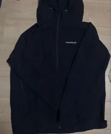 당일 발송 몽벨 mont-bell 마운틴 후드티 블랙 컬러