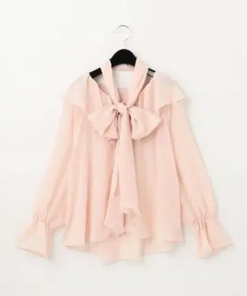 스톨 포함 쉬폰 블라우스