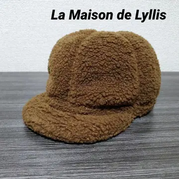 라메 조 드 릴리스 보아캡 새상품급 브라운