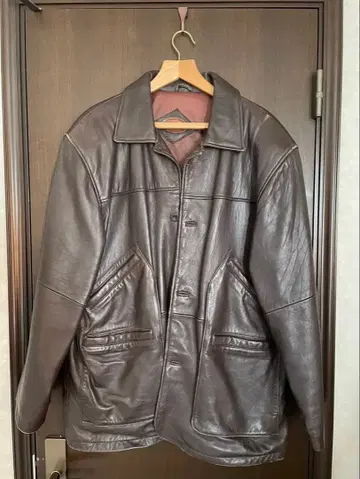 가죽 재킷 브라운