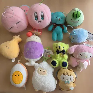 [ 12개 ] 캐릭터 스트랩 봉제 인형