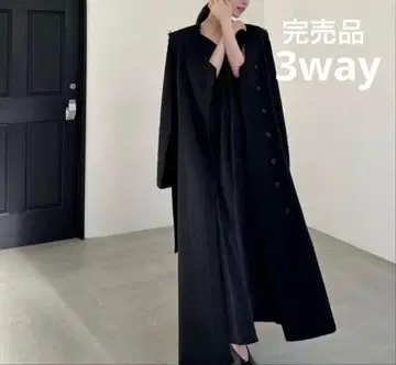 완판템 미사용 새상품 maison celon 2way 멀티 드레스 코트