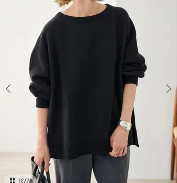 새상품 FRAMeWORK 보트넥 와이드 맨투맨