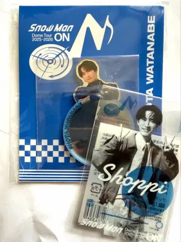 Snow Man 와타나베 쇼타 스티커 씰 세트