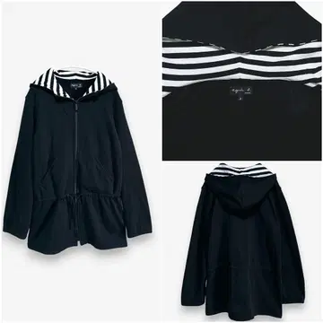 [ agnes b. ] 아네스베 집업 롱 후드티 사이즈 3