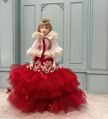 Cherry짱 새빨간 드레스 세트