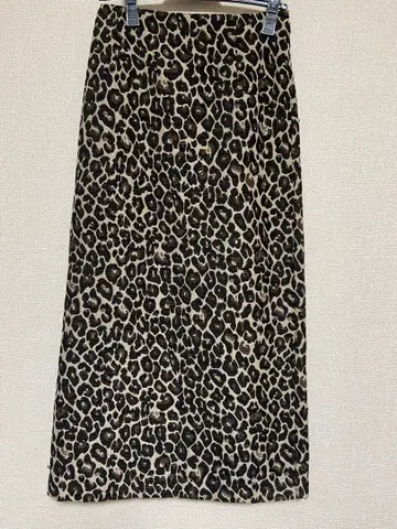 새상품급! 특가! 라운지 드레스 레오파드 자카드 타이트 스커트