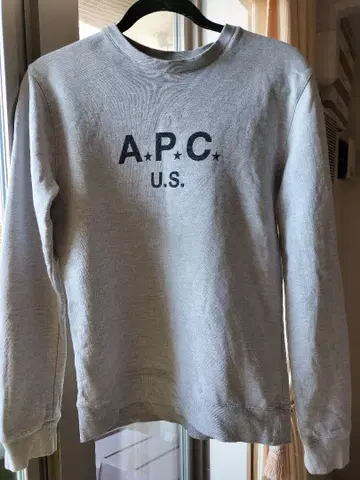 A.P.C. 아페쎄 맨투맨 트레이닝복 그레이
