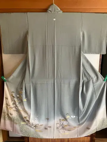 순수 실크 이로도메소데 미사용