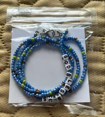 후지이 카제 LASA 안경 마스크 스트랩 블루