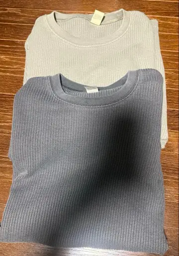 SCREEN STARS x WAIPER 써멀 그레이 블랙 2장 세트