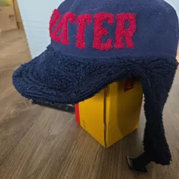 JOEY HYSTERIC 파일럿 캡 모자, 플리스