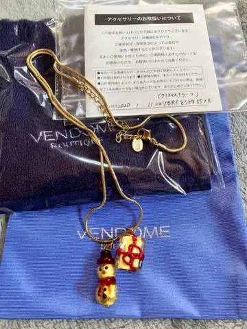 VENDOME 스노우맨 목걸이