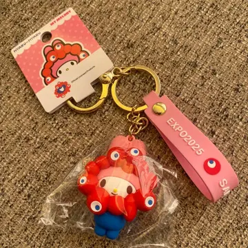 새상품 미야쿠미야쿠 산리오 마이멜로디 키링 만박