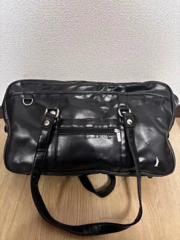 EASTBOY 이스트 보이 가죽 스쿨백 블랙