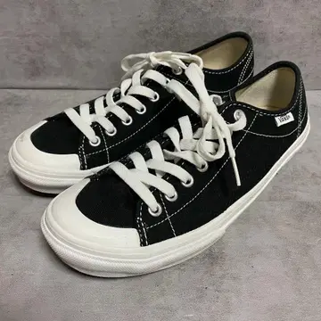 [ 반스 ] ( 26.5 ) 로우컷 스니커즈 캔버스 V67CVS 블랙