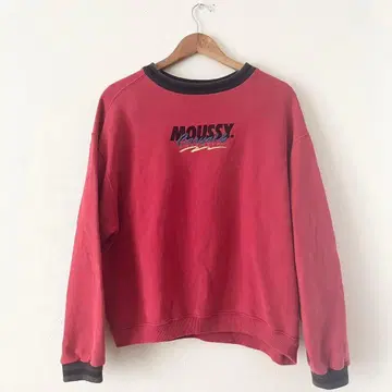 MOUSSY 빨간색 트레이닝복 프리 사이즈