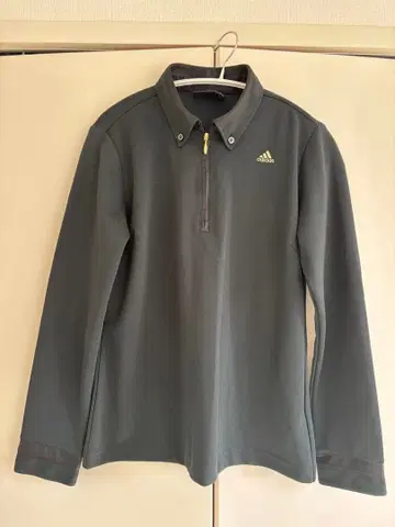 adidas 여성용 골프 블랙 OT 긴팔