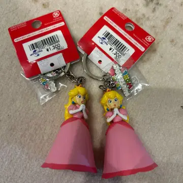유니버설 스튜디오 재팬 피치 공주 PVC 키링 세트