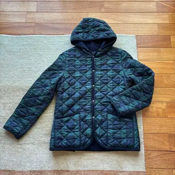 새상품급 스모크샵 블랙워치 퀼팅 자켓 M