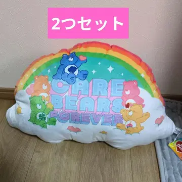 케어베어 레인보우 쿠션