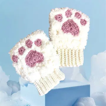 발바닥 장갑 고양이 손 암워머 미튼