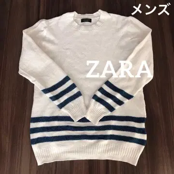 ZARA 자라 코튼 니트 화이트
