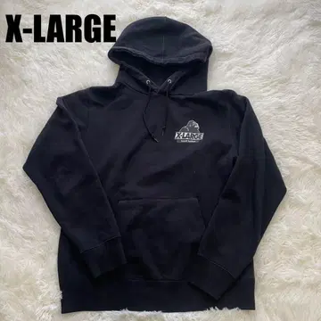 XLARGE 후드티 블랙 M