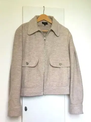 A.P.C 베이지 집업 코트 사이즈 2