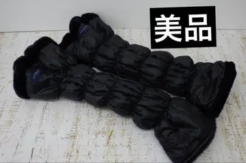 키스온더그린 레그 워머 방한 블랙 다운 충전솜 삭스