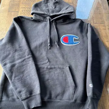 Champion 네이비 후드티 X-LARGE