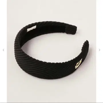 TILTED LINE CA4LA 머리띠 블랙