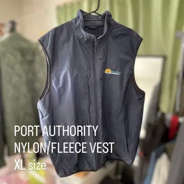 PORT AUTHORITY 나일론/플리스 베스트 XL