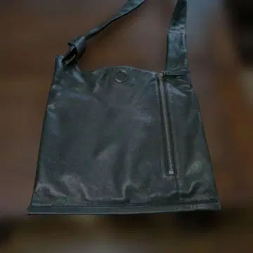 필립림 블랙 가죽 숄더백