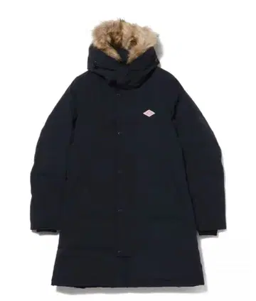 단톤 롱 기장 타서 다운 자켓 코트 네이비 M