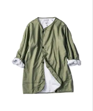 [ PUEBCO ] 노카라 자켓 올리브 01