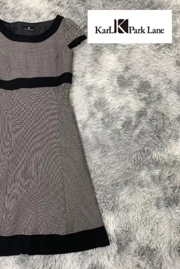 컬 파 크레인 원피스 화이트 블랙