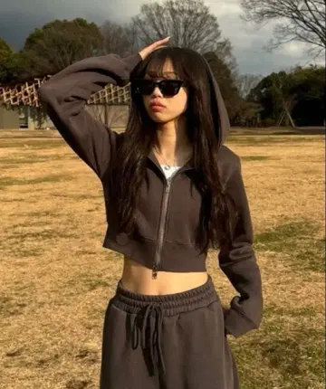 더블 지퍼 후디