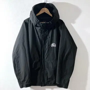 CAMP7 나일론 마운틴 후드티 블랙 남성용 L 구제 의류