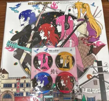 결속밴드 x 나카무라 유스케 LP 자켓풍 케이스 봇치 더 록 캔뱃지