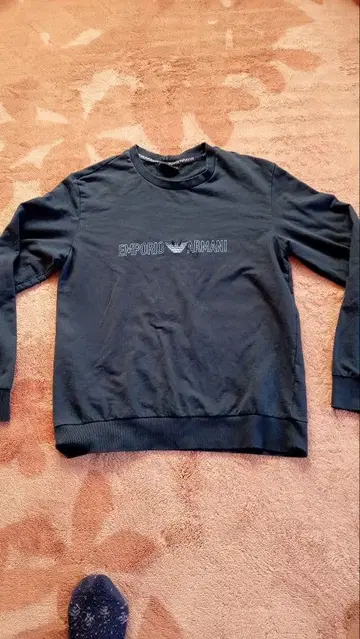 EMPORIO ARMANI 긴팔 티셔츠 다크 블루