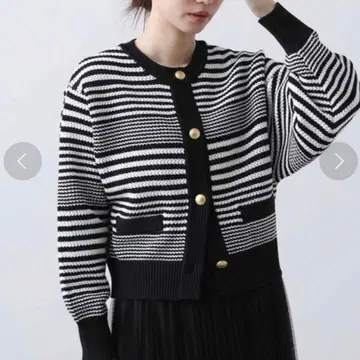 새상품급 Gready Brilliant CoE 크루 숏 가디건