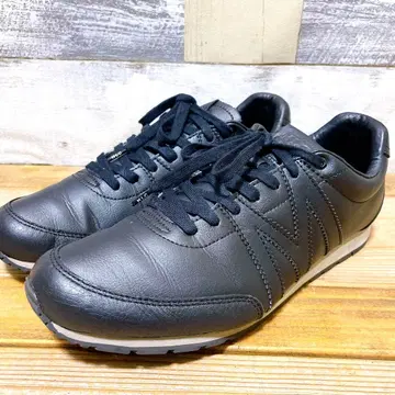 새상품급 MIZUNO MLC KIPPER 미즈노 스니커즈 가죽 블랙 27