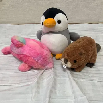 우미노모리 수족관 봉제 인형 복권 3종 세트