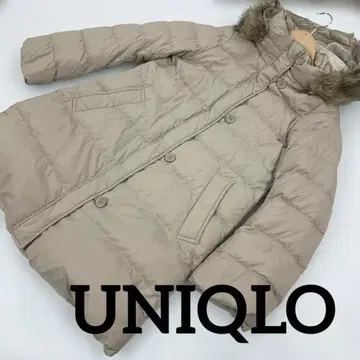 UNIQLO 다운 코트 여성용 베이지 M #3308