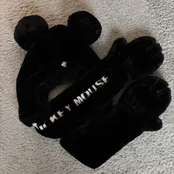 미키마우스 머플러 캡