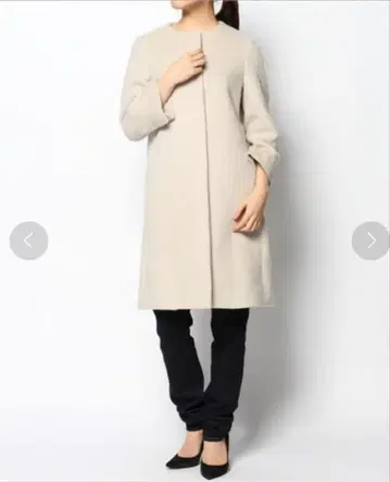 윔 가젯 알파카 모헤어 샤기 코트