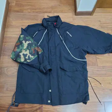 ANOTHERYOUTH 후드 부착 나일론 자켓